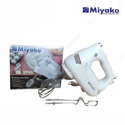 Picture of Miyako Egg Beater & Hand Mixer with Dough Hooks in a Storage Case HM-6679CX