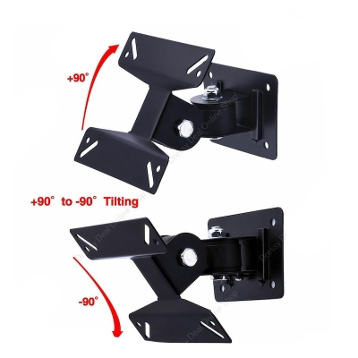 Picture of Wall Mount 14 to 24 Flat Panel TV Monitor LCD Bracket Adjustable Angle