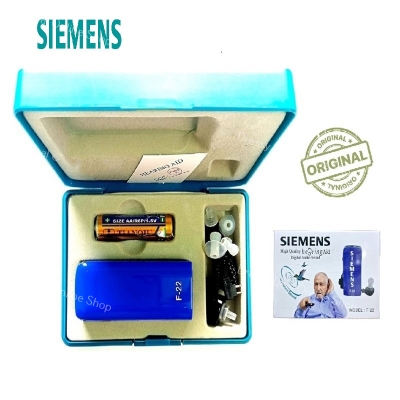 Picture of Siemens  F-22 Nano Pocket Type High Quality Hearing Aid Digital Audio Sound amplifier Hearing Machine with 8 Step adjustable volume (Blue)