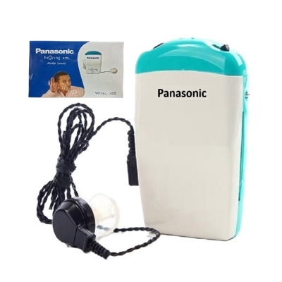 Picture of Panasonic A22 Pocket Type- 2 Pin Hearing Aid Sound Amplifier for Old Ager with storage Box