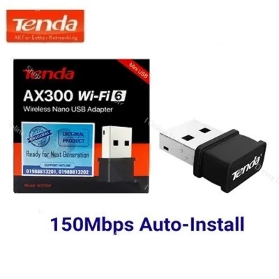 Picture of Tenda W311MI AX300 Wi-Fi 6 300Mbps Wireless Nano USB Adapter- mini USB adapter