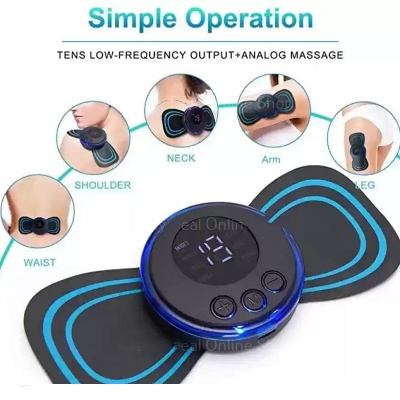 Picture of Rechargable Mini Massager for shoulder waist neck pain remover deep tissue and back pain remove massager