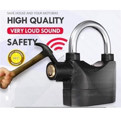 Picture of Safety Alarm Lock for Byke Auto and Home safety -Black