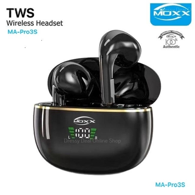 Picture of Moxx MA-Pro3s Wireless TWS LED Display Earbuds-Black
