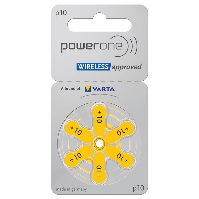 Picture of Signia/ Power One -Germany Hearing Aid Battery Size 10, Pack of 6 Batteries