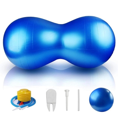 Picture of Gym Exercise Ball For Body Fitness yoga Ball 75cm Capsule type Premium Quality with Pumper