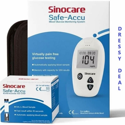 Picture of Sinocare Safe Accu Digital Blood Glucose Monitoring System