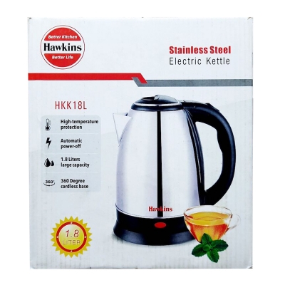 Picture of NOVA/LG/Hawkins Automatic Cordless Stainless steel Electric Kettle 1.8 liter