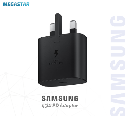 Picture of Samsung 45W USB Type-C 3Pin Travel Adapter Black