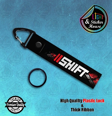 Picture of Key ring For Bike user ----Shift ---- Premium Quality & Plastic lock (Attachable to keys for bike, car, bag, home, and office keys)