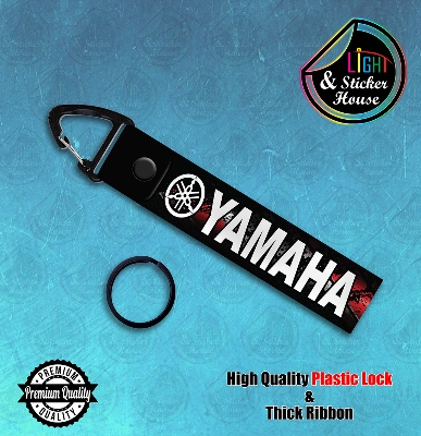 Picture of Key ring For Bike user ---- Yamaha_Logo ---- Premium Quality & Plastic lock (Attachable to keys for bike, car, bag, home, and office keys)