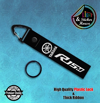 Picture of Key ring For Bike user ---- R15_M ---- Premium Quality & Plastic lock (Attachable to keys for bike, car, bag, home, and office keys)