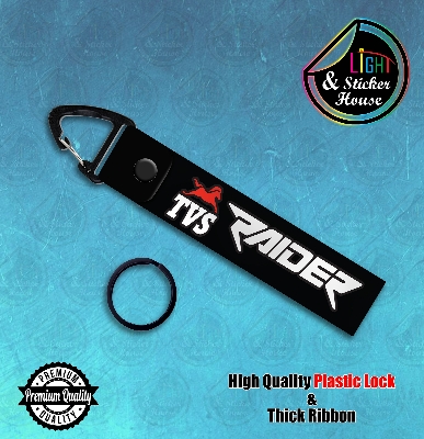 Picture of Key ring For Bike user ---- TVS Raider---- Premium Quality & Plastic lock (Attachable to keys for bike, car, bag, home, and office keys)