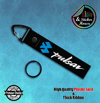 Picture of Key ring For Bike user ---- Bajaj Pulsar---- Premium Quality & Plastic lock (Attachable to keys for bike, car, bag, home, and office keys)