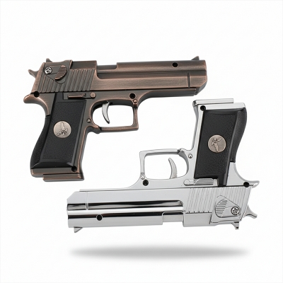 Picture of 9Mm Model Metal Body Lighter Refillable Gas Lighter (13mm Size)