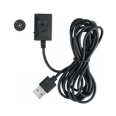 Picture of Wire Button Camera with USB Cable 5MP Black Video recording - Black