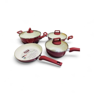 Picture of KIAM Super Ceramic 7 Pcs Cookware Set  Induction Bottom