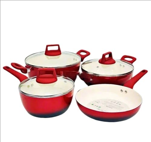 Picture of KIAM Super Ceramic 7 Pcs Cookware Set  Induction Bottom