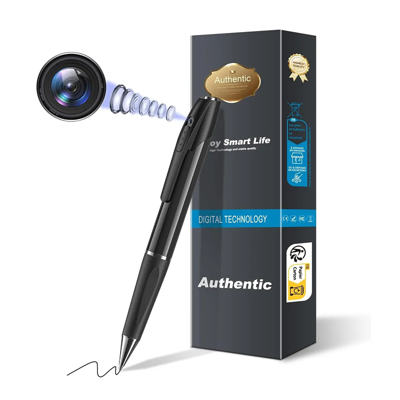 Picture of W8 Pen Camera 1080P Pocket Video Recorder Security Mini Body HD DVR cam - Black