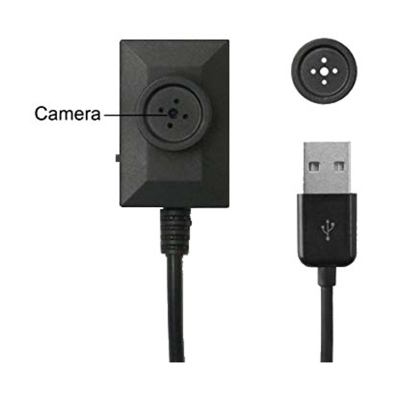 Picture of Wire Button Camera with USB Cable 5MP Black Video recording - Black