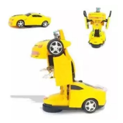 Picture of Transformer Robot Car For Kids - Yellow