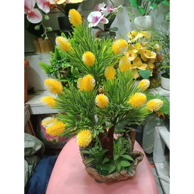 Picture of Artificial Plastic Plant Tree -Bonsai