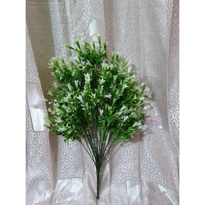 Picture of Artificial Plastic mini Grass Flower 1 Stick 20 inc - Long - Home Decoration Item