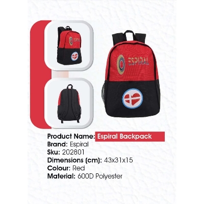 Picture of E s p i r a l Super Light Weight  Stylish Traveling   School & College Backpack -