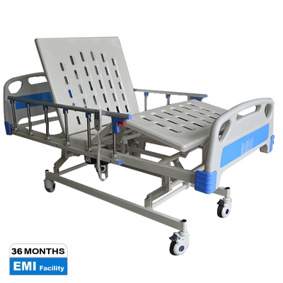 Picture of ABS Three Function Electric Hospital Bed with Mattress - Antique White
