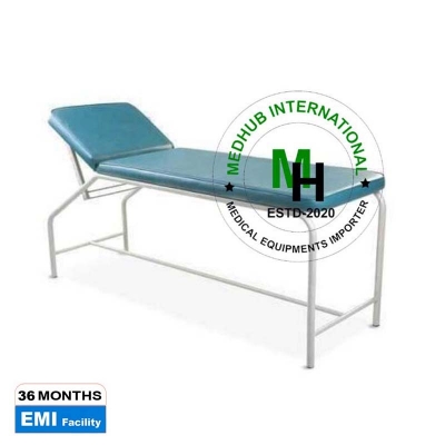 Picture of Patient Examination Bed (Light Steel) for Hospital/Home use - Green