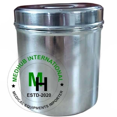 Picture of Stainless Steel Small Size Galli Pot for Hospital/Home Use - Silver