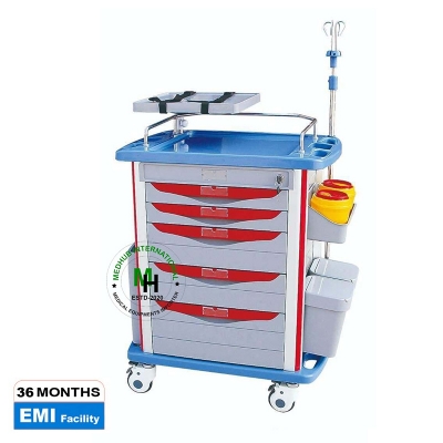 Picture of Emergency Cart / Trolley (China) for Hospital Use - Blue
