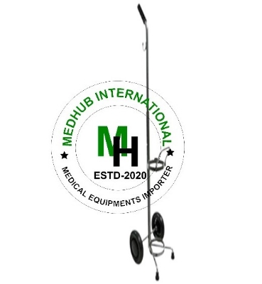 Picture of Stainless Steel High Quality Oxygen Cylinder Trolley for Hospital/Home Use - White