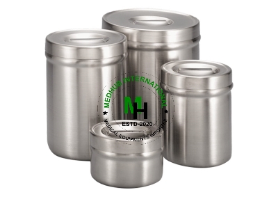 Picture of Stainless Steel Medium Size Galli Pot for Hospital/Home Use - Silver