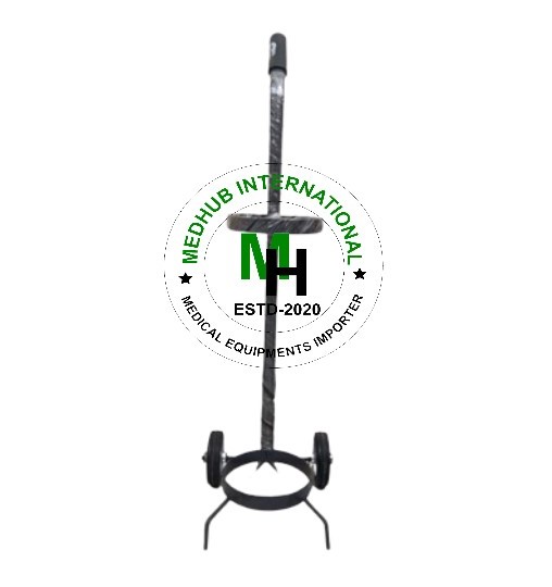 Picture of Mild Steel High Quality Oxygen Cylinder Trolley for Hospital/Home Use - Black