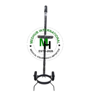Picture of Mild Steel High Quality Oxygen Cylinder Trolley for Hospital/Home Use - Black