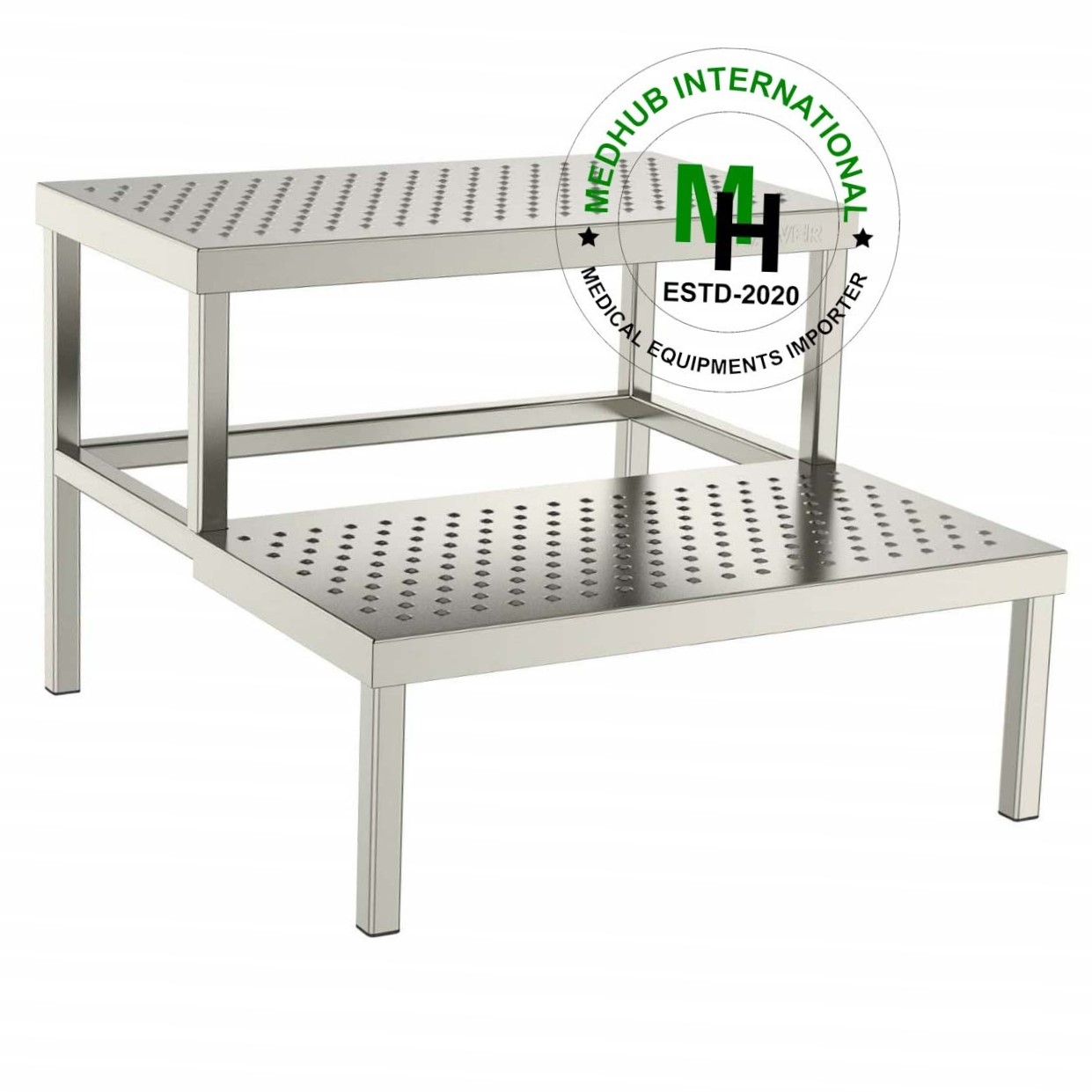 Picture of Over Step Tool (Stair) for hospital/home use (Stainless Steel) - Silver