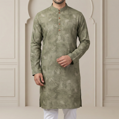 Picture of Men's Cotton luxury Punjabi