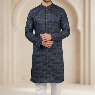 Picture of Men's Cotton luxury Punjabi