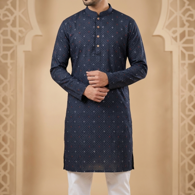 Picture of Men's Cotton luxury Punjabi