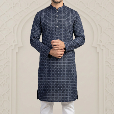 Picture of Men's Cotton luxury Punjabi