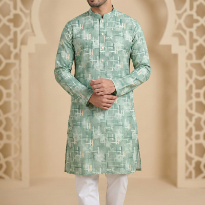Picture of Men's Cotton luxury Punjabi