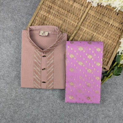 Picture of Premium Couple Set (Panjabi, Jamdani Saree)