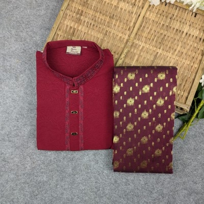 Picture of Premium Couple Set (Panjabi, Jamdani Saree)