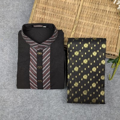 Picture of Premium Couple Set (Panjabi, Jamdani Saree)