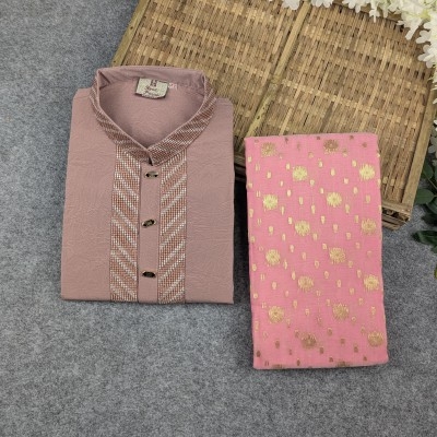 Picture of Premium Couple Set (Panjabi, Jamdani Saree)