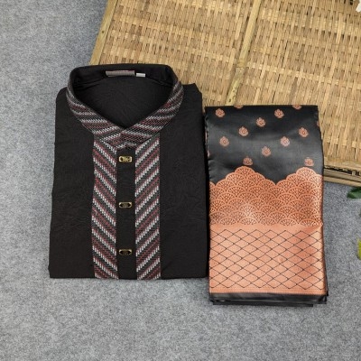 Picture of Premium Couple Set (Panjabi, Katan Saree)