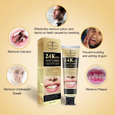 Picture of Aichun Beauty 24K Pure Gold Whitening Toothpaste 100ml