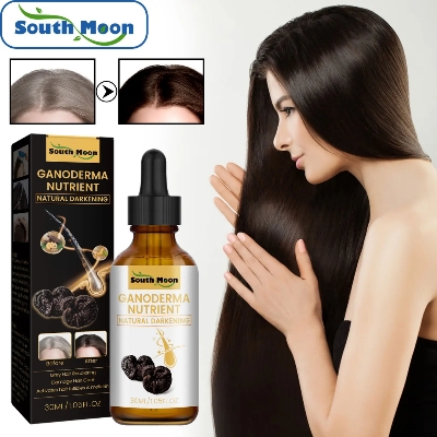 Picture of South Moon Ganoderma Nutrient - Natural Darkening Hair Serum (30ml / 1.05 fl oz)