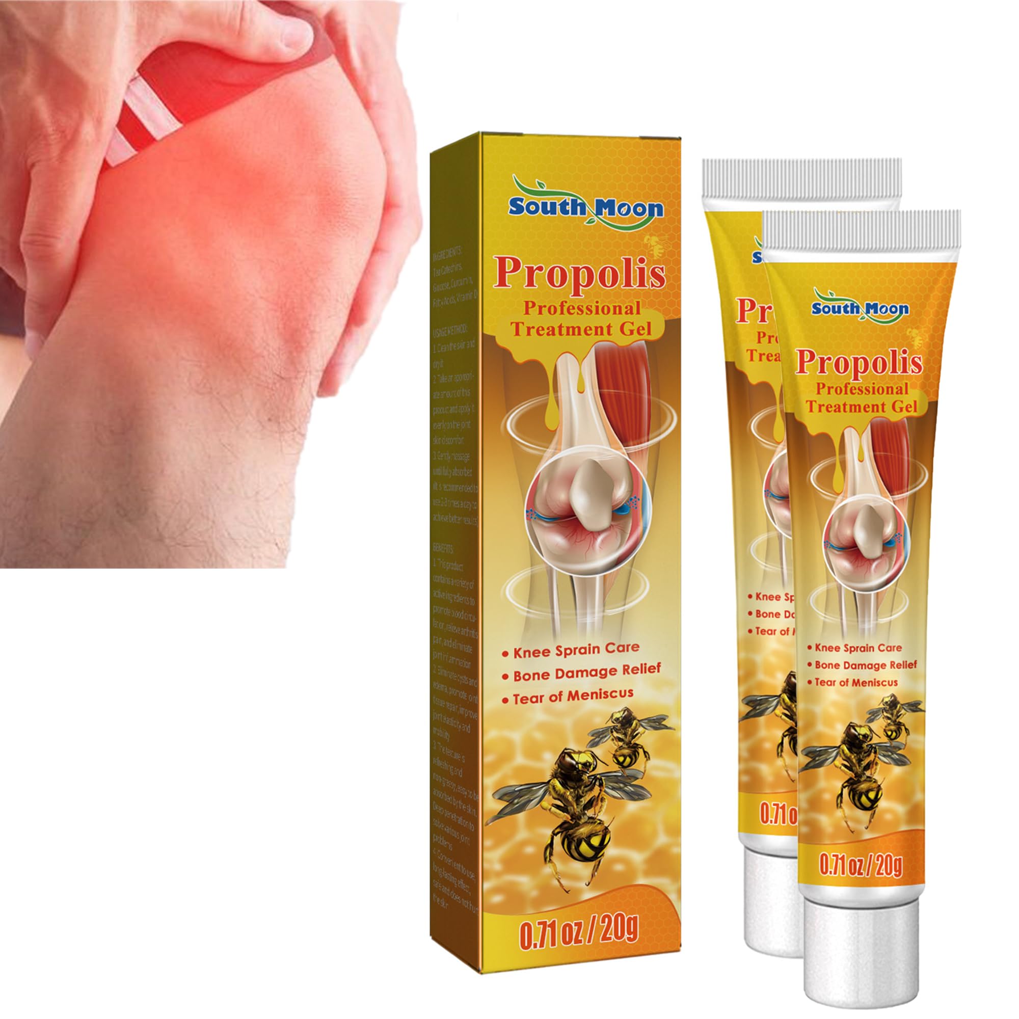Picture of South Moon Bee Venom Joint Treatment Cream Propolis Bone And Joint Treatment Relieve Joint Pain 20g